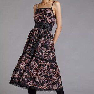 BNWT Anthropologie Embroidered Maxi Dress